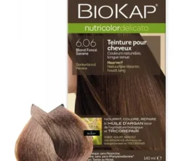 BIOKAP NUTRICOLOR DELICATO COLORATION PERMANENTE 6.06 BLOND FONCÉ HAVANE