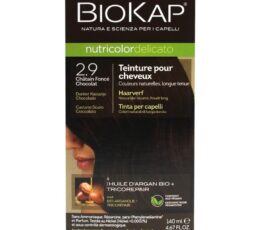 BIOKAP NUTRICOLOR DELICATO COLORATION PERMANENTE 2.9 CHÂTAIN FONCÉ CHOCOLAT