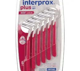 DENTAID INTERPROX PLUS MINI CONICAL BROSSETTE INTERDENTAIRE 1.0MM 6U
