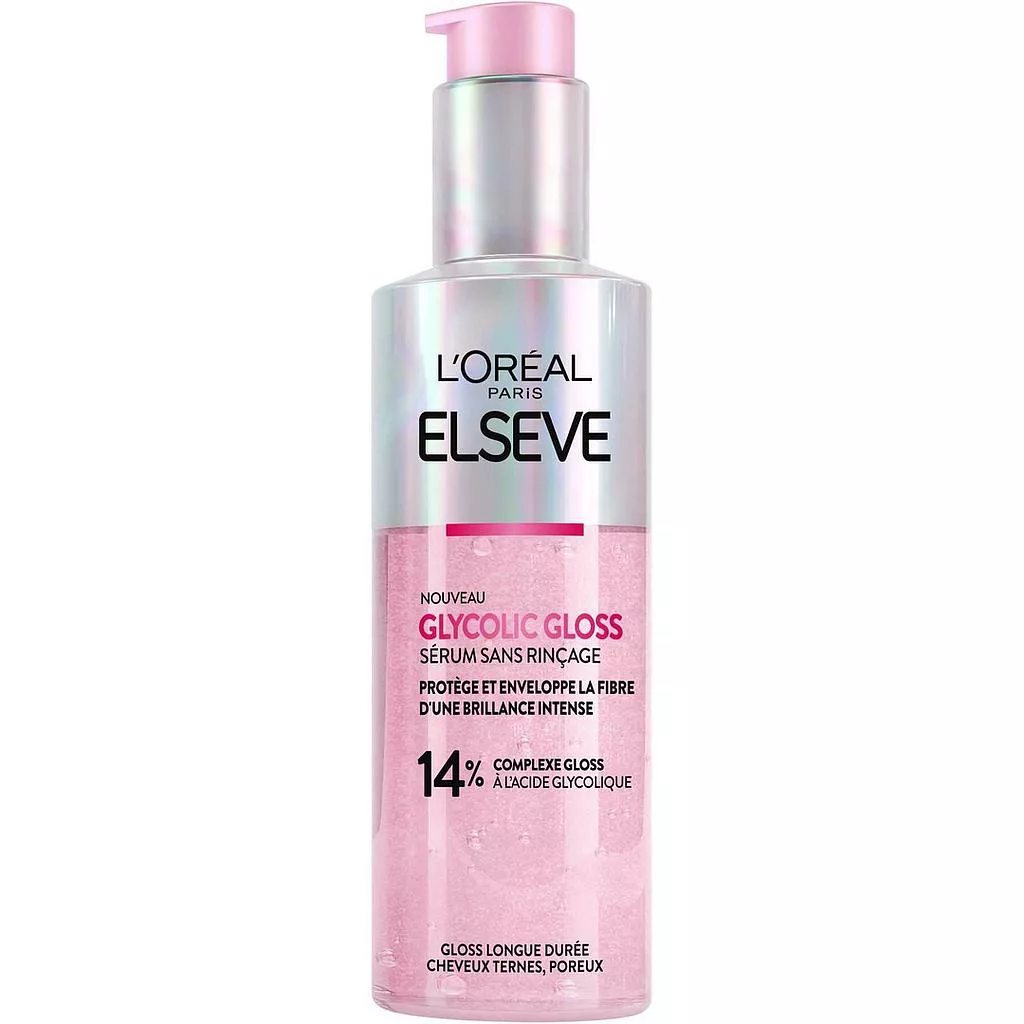 L'ORÉAL ELVIVE GLYCOLIC GLOSS SÉRUM SANS RINÇAGE 150ML