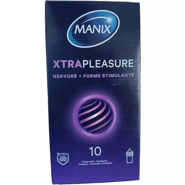 MANIX XTRA PLEASURE PRÉSERVATIF 10U