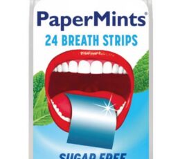 PAPERMINTS FEUILLES DE MENTHE HALEINE FRAÎCHE SANS SUCRE 24U