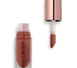 REVOLUTION POUT BOMB PLUMPING GLOSS COOKIE DEEP NUDE