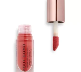 REVOLUTION POUT BOMB PLUMPING GLOSS PEACHY CORAL