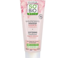 SO BIO APRÈS-SHAMPOOING DOUCEUR AMANDE BIO + PROTÉINES DE RIZ 200ML