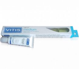 VITIS BROSSE À DENTS MEDIUM + DENTIFRICE BLANCHEUR 15ML OFFERT