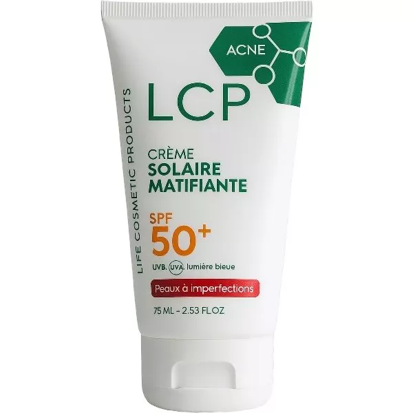 LCP ACNE CRÈME SOLAIRE MATIFIANTE SPF50+ PEAUX À IMPERFECTIONS 75ML