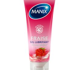 MANIX GEL LUBRIFIANT PARFUMÉ FRAISE 80ML