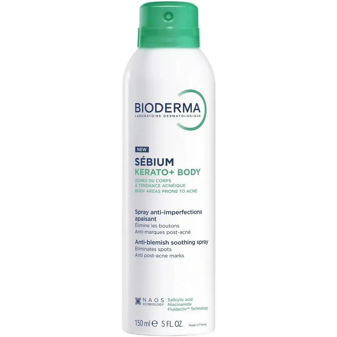 BIODERMA SÉBIUM KERATO+ BODY SPRAY ANTI-IMPERFECTIONS APAISANT 150ML