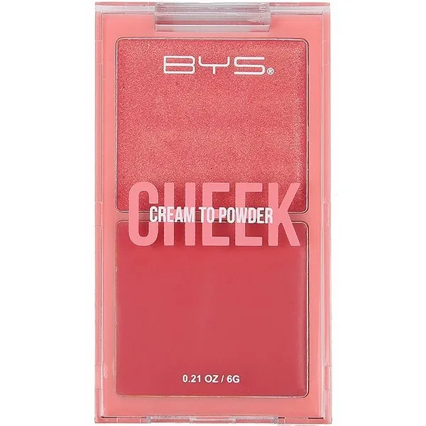 BYS CHEEK DUO CREAM-TO-POWDER BLUSH IN sweet apple
