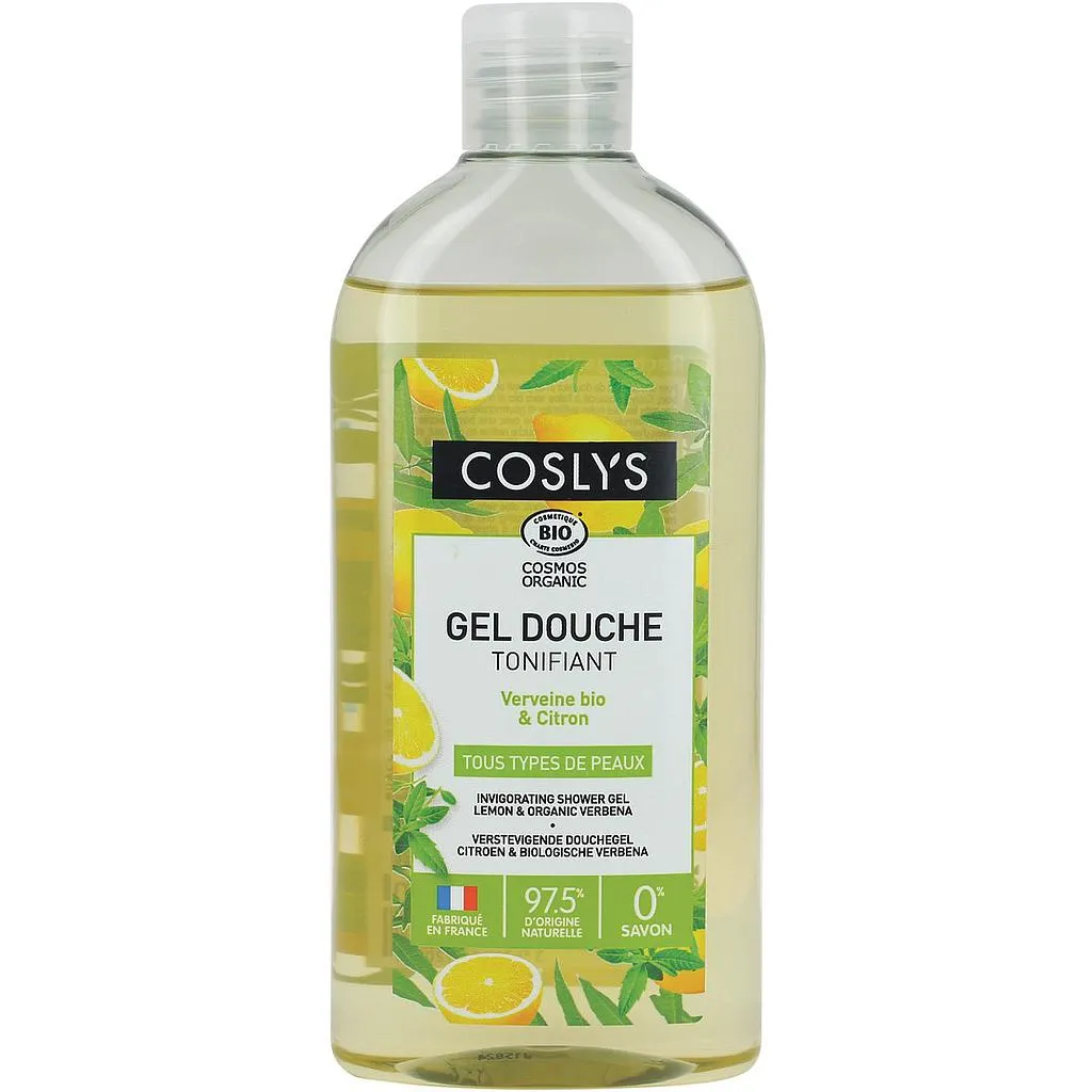 COSLYS GEL DOUCHE TONIFIANT VERVEINE BIO & CITRON 250ML