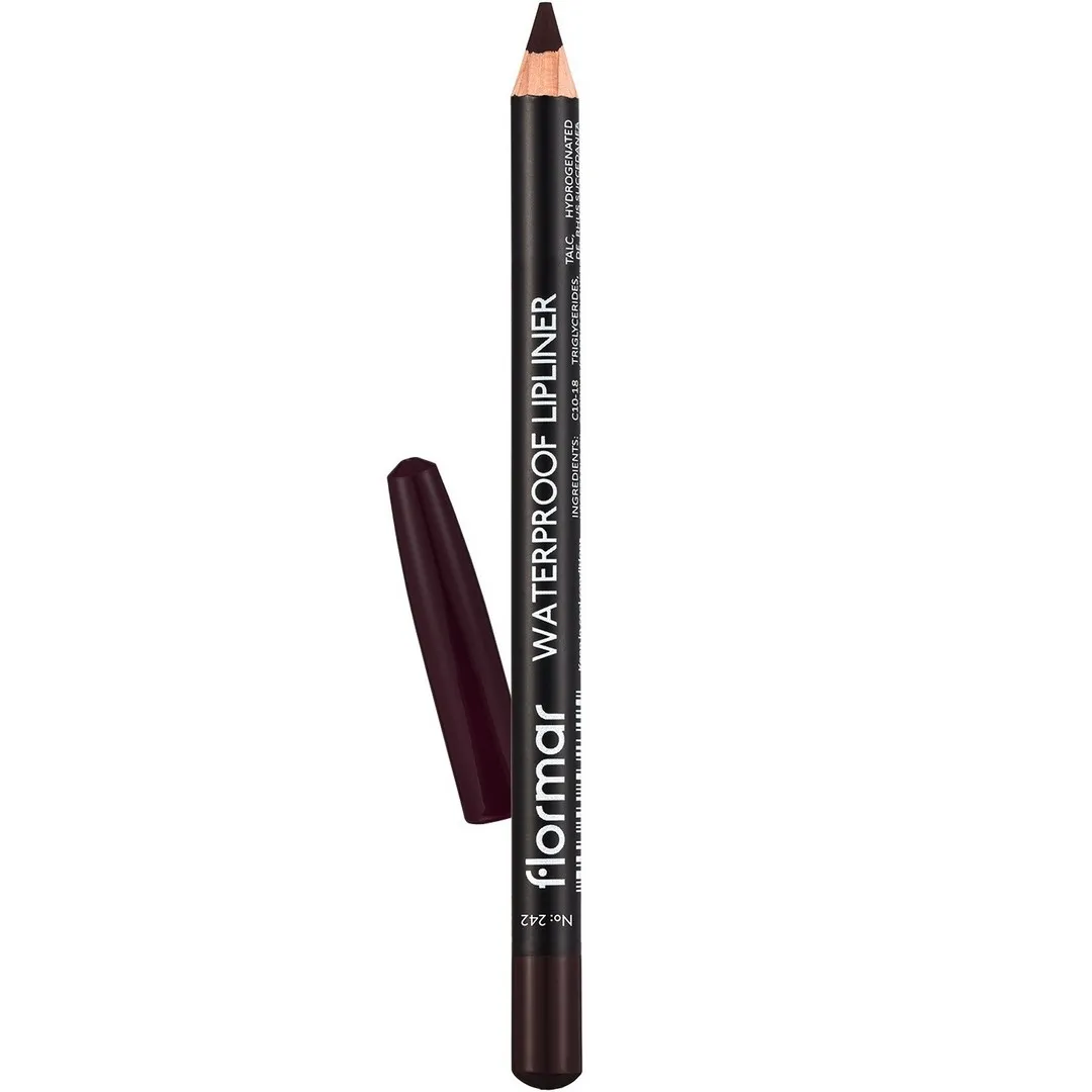 FLORMAR CRAYON À LÈVRES WATERPROOF 242 DEEP BORDEAUX