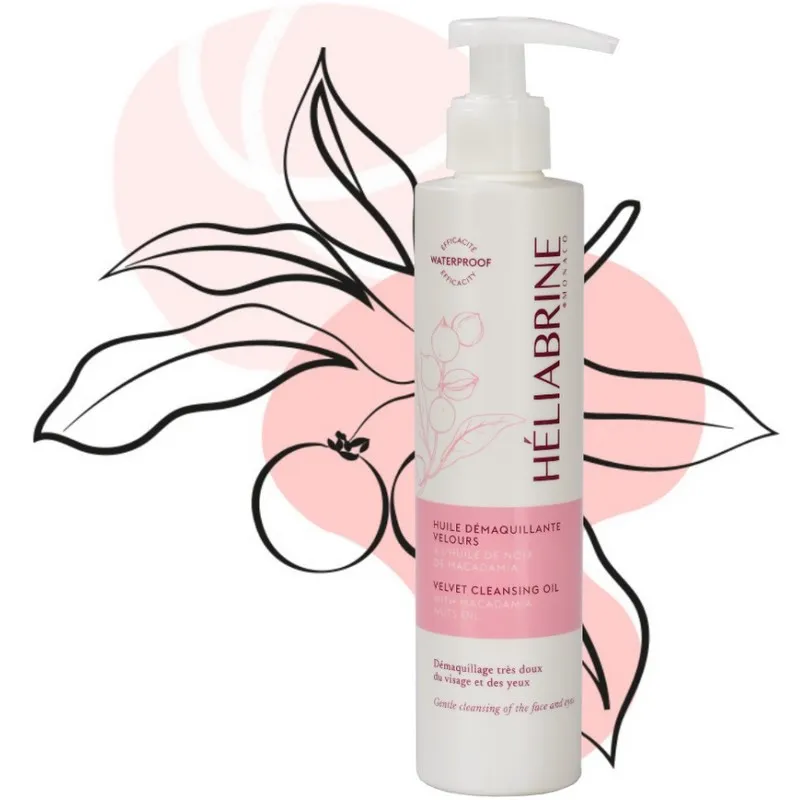 HÉLIABRINE HUILE DÉMAQUILLANTE VELOURS 200ML