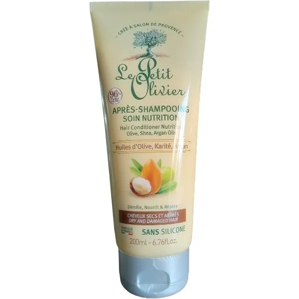 LE PETIT OLIVIER APRÈS-SHAMPOOING SOIN NUTRITION CHEVEUX SECS ET ABÎMÉS 200ML