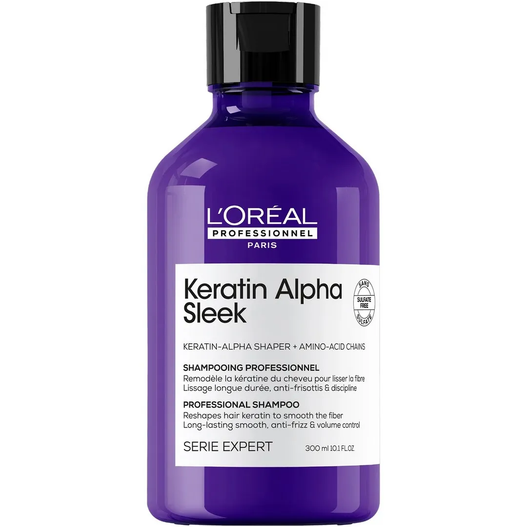 SERIE EXPERT KERATIN ALPHA SLEEK SHAMPOOING DISCIPLINANT 300ML