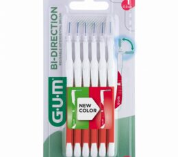 GUM BI-DIRECTION BROSSETTE INTERDENTAIRE ULTRA MICRO-FINE 0.8MM 6U
