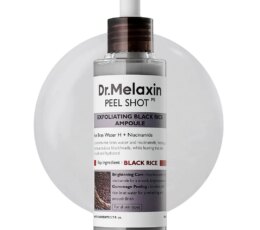 DR. MELAXIN PEEL SHOT EXFOLIATING BLACK RICE AMPOULE 80ML