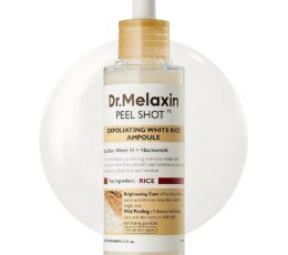 DR. MELAXIN PEEL SHOT EXFOLIATING WHITE RICE AMPOULE 80ML