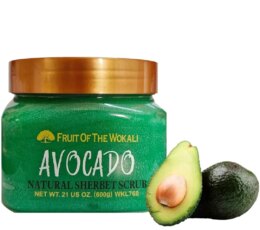 FRUIT OF THE WOKALI AVOCADO NATURAL SHERBET SCRUB 600G