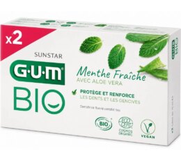 GUM DENTIFRICE BIO MENTHE FRAICHE ALOE VERA 2x75ML