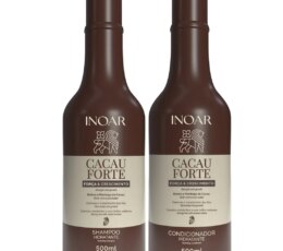 INOAR CACAU FORTE SHAMPOOING 1L + APRÈS-SHAMPOOING 800ML PACK