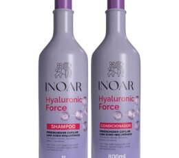 INOAR HYALURONIC FORCE SHAMPOOING 1L + APRÈS-SHAMPOOING 1L PACK
