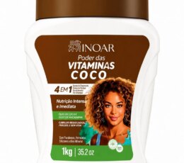 INOAR PODER DAS VITAMINAS COCO CRÈME DE SOIN NOIX DE COCO 1KG