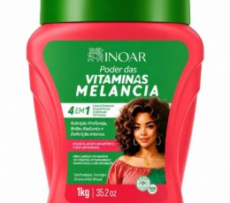INOAR PODER DAS VITAMINAS MELANCIA CRÈME DE SOIN BOUCLANTE PASTÈQUE 1KG