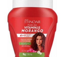 INOAR PODER DAS VITAMINAS MORANGO CRÈME DE SOIN FRAISE 1KG