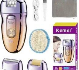 KEMEI ÉPILATEUR RECHARGEABLE 3-EN-1 FEMME KM-7103