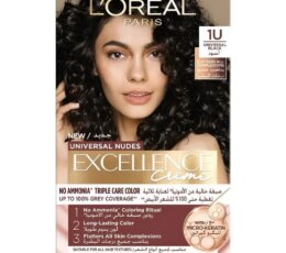 L'ORÉAL EXCELLENCE CRÈME UNIVERSAL NUDES COLORATION 1U UNIVERSAL BLACK