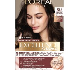 L'ORÉAL EXCELLENCE CRÈME UNIVERSAL NUDES COLORATION 3U UNIVERSAL DARK BROWN