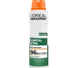L'ORÉAL MEN EXPERT CLINICAL CONTROL ANTI-TRANSPIRANT 96H DÉO-SPRAY 150ML