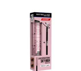 MAYBELLINE LASH SENSATIONAL SKY HIGH MASCARA BLACK + TATTOO LINER CRAYON GEL
