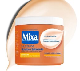 MIXA CRÈME NUTRITIVE SATINANTE PEAUX TRÈS SÈCHES ET TERNES 400ML