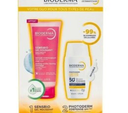 BIODERMA PHOTODERM XDEFENSE ULTRA-FLUID SPF50+ INVISIBLE 40ML + SENSIBIO GEL MOUSSANT 100ML OFFERT