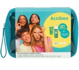 ISDIN ACNIBEN ACNIBYE DUO PURIFIANT + TROUSSE OFFERTE