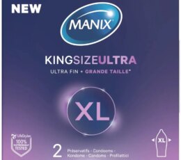 MANIX KING SIZE ULTRA PRÉSERVATIF XL 2u